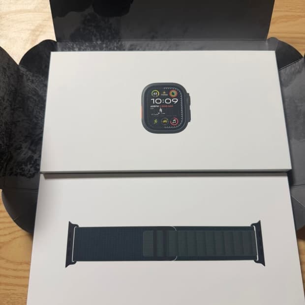 애플워치 울트라2 블랙 풀박