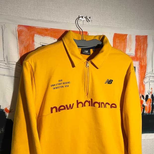 뉴발란스 카라 맨투맨