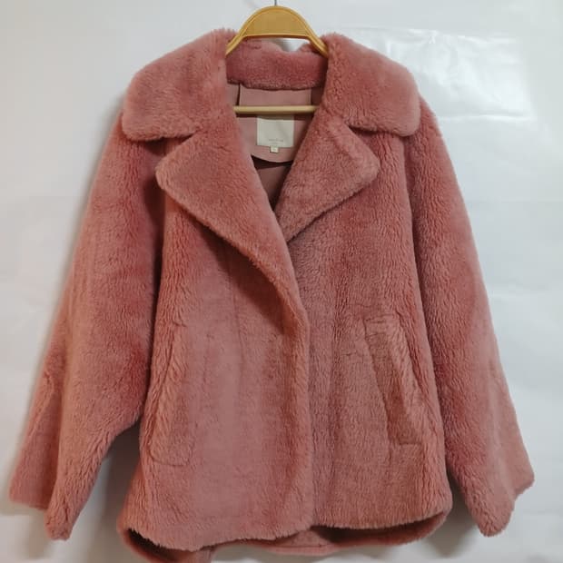 (95)셀렙샵 양모자켓 핑크