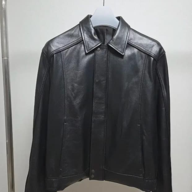 유스 레더자켓 L