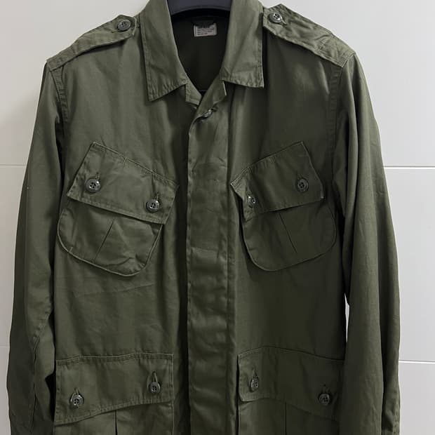 택포18) 버즈릭슨 BDU 컴뱃 트로피칼 정글 퍼티그 자켓 M