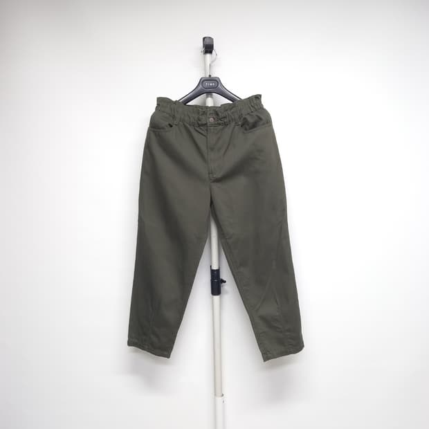 새 갤러리아 춘추 카키 스웻팬츠 빅싸이즈 88