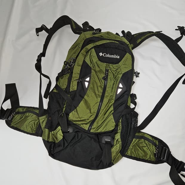 컬럼비아 콜롬비아 올리브그린 트레일 백팩 가방 고프코어 33L 레인커버
