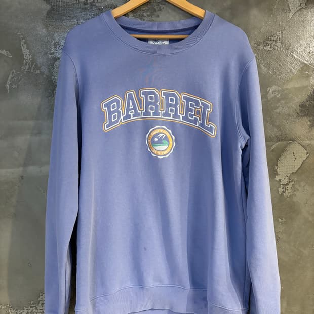 배럴 빅로고 맨투맨 L