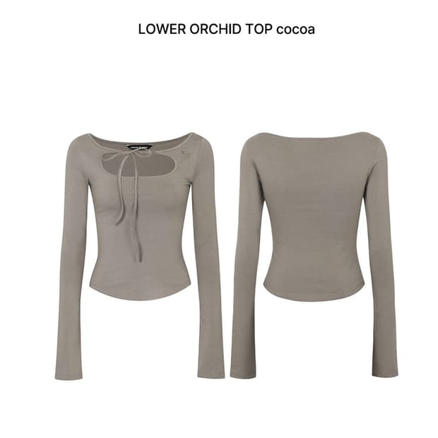 [새상품] 페인오어플레져 lower orchid top 코코아 오키드 L