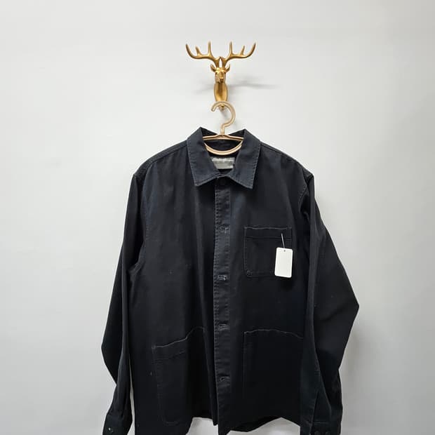 에디바우어 빈티지 커버올자켓 블랙