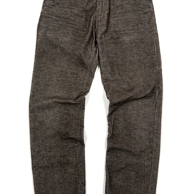 U.P. Renoma 빈티지 스트라이프 데님 팬츠