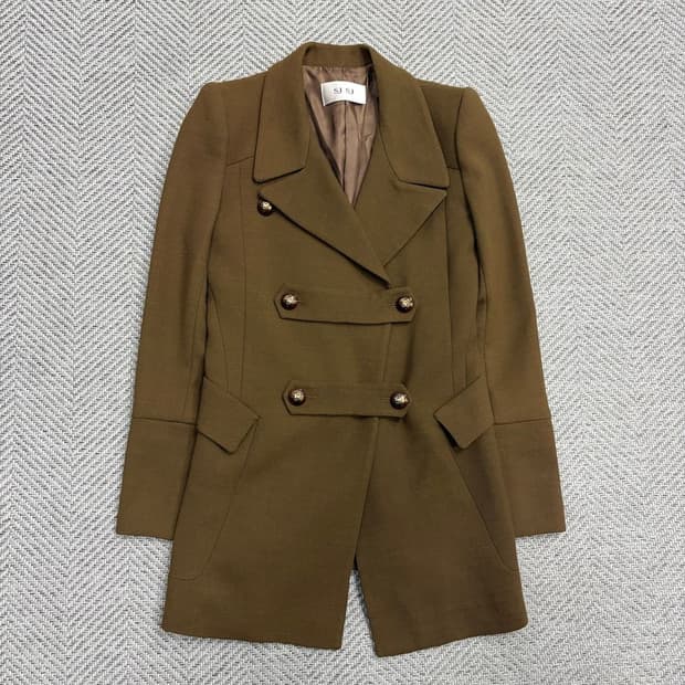 sjsj 울 블렌드 코트 v1836