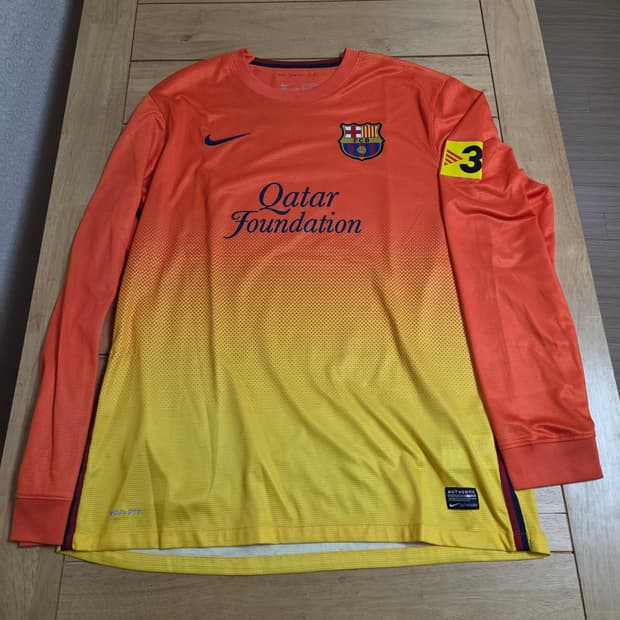 L 나이키 바르셀로나 긴팔 축구 유니폼 져지 긴팔113
