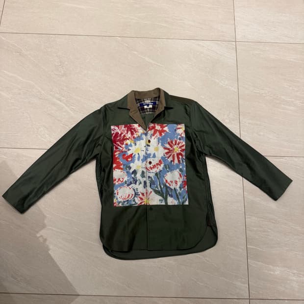 Junya Watanabe Man 꽃무늬 셔츠 S