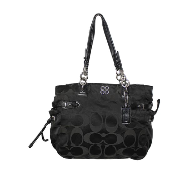 2000s COACH 코치 자카드 토트백