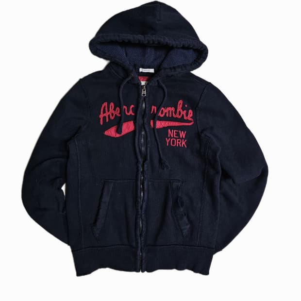 아베크롬비 네이비 후드집업 M