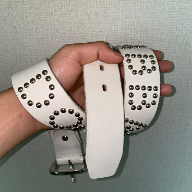 Dolce&Gabbana Big Stud Detail Leather Be