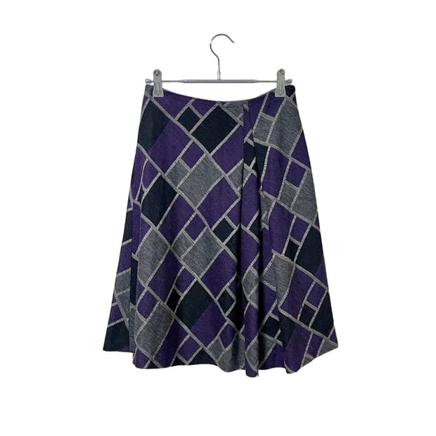 STRAWBERRY-FIELDS Geometric A-line Wool