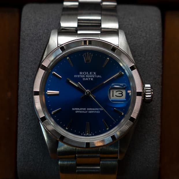 롤렉스 오이스터 퍼페츄얼 엔진턴베젤 1501 오토매틱 시계