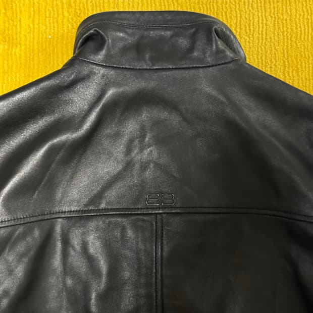 Balenciaga vintage leather jacket