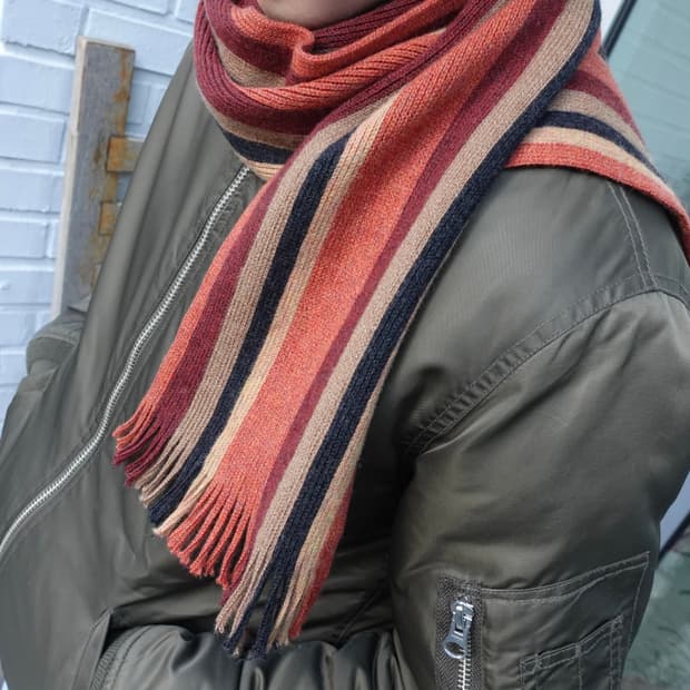 vintage wool muffler (made in GERMANY)