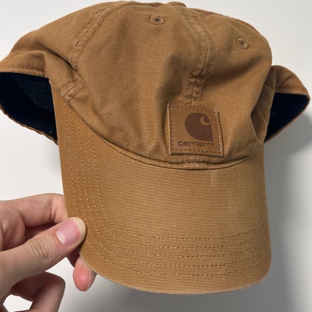 칼하트 캔버스 캡 브라운 모자