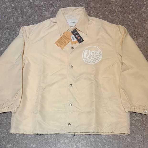 💥(새상품) 아웃스탠딩 코치자켓 아이보리 (2)
