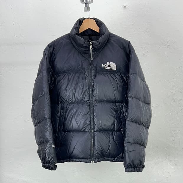 노스페이스 블랙 1996 에코 히든 후디 눕시 패딩 자켓