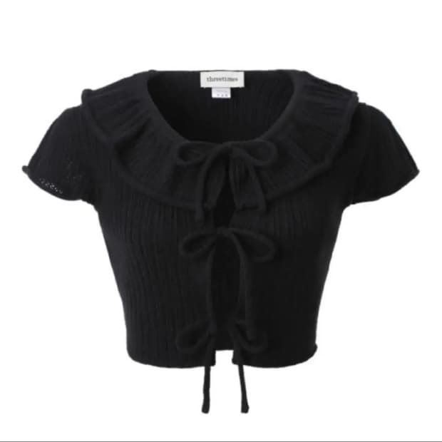 (새제품) 쓰리타임즈 버니 니트 가디건 m