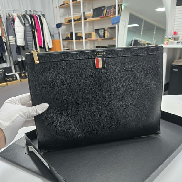 [A급컨디션] 톰브라운 클러치백 라지