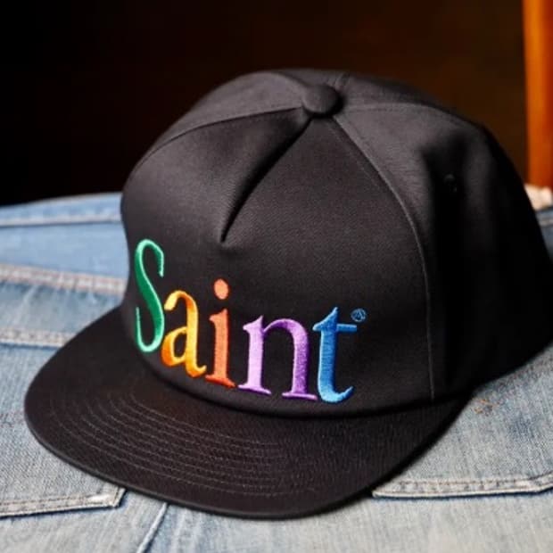 세인트 미카엘 saint 로고 캡 모자 세인트 마이클 빈티지 애플