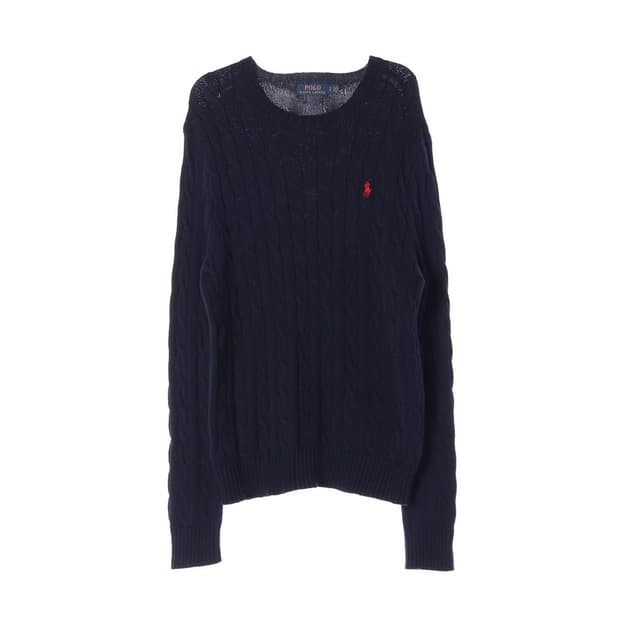 폴로 랄프 로렌 코튼 꽈배기 니트 S