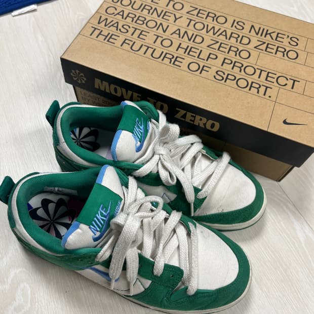 나이키 덩크 로우 디스럽트 2 그린 250