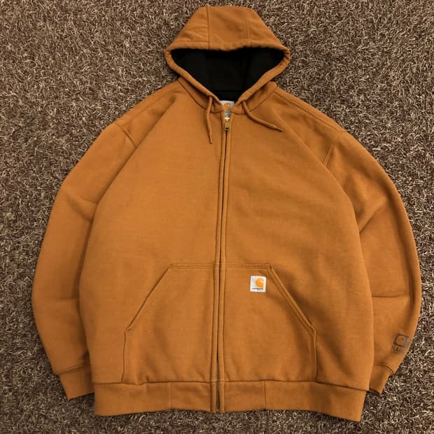 칼하트 된장 레인디펜더 써멀 후드집업