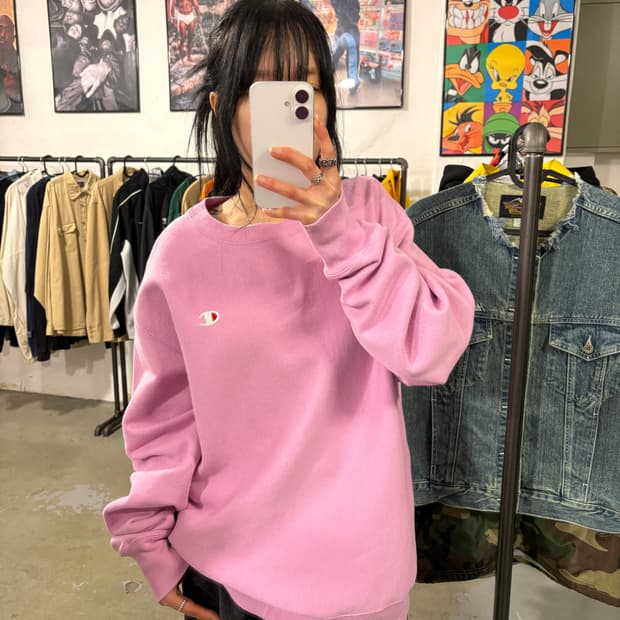 챔피언 리버스위브 맨투맨 