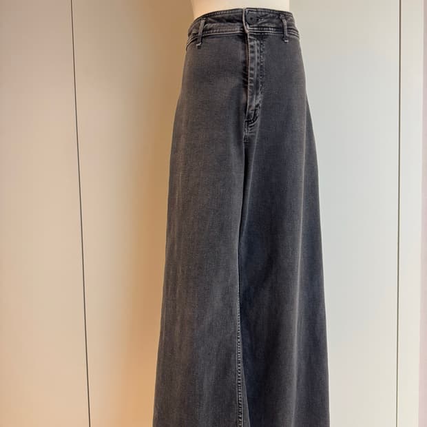 zara 자라 블랙 와이드 데님 / 청바지 블랙청 워싱