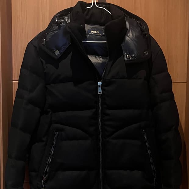 정품 폴로 랄프로렌 블랙 패딩 S
