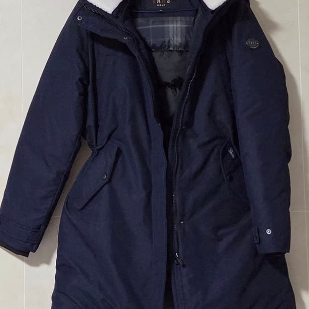 95) DAKS 닥스 골프 다운 롱패딩 골프웨어 네이비 택포