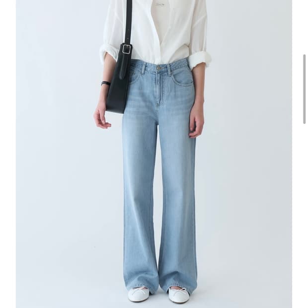 포유온 Benny loose denim(36,Extended)