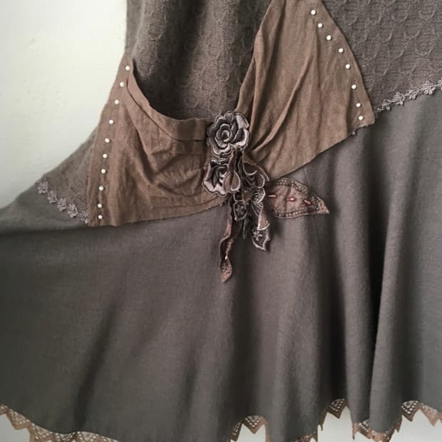 빈티지 모리걸 스커트