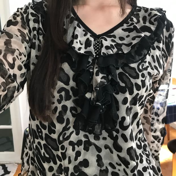 vintage pattern mash top