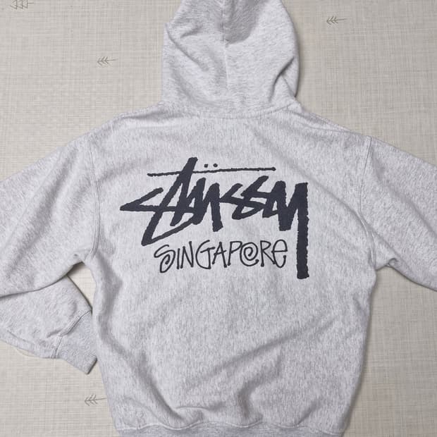스투시 싱가폴 후드집업s