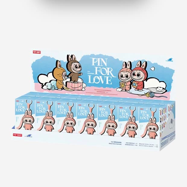 팝마트 미니 라부부 비밀번호 시리즈 키링 세트 (N-Z)