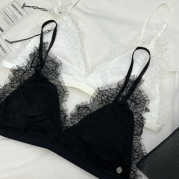 보헤미안서울 레이스 브라렛 블랙