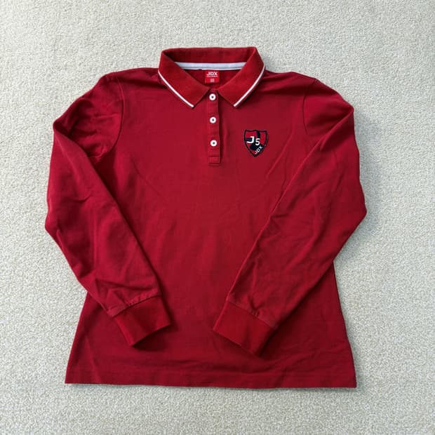 [95] JDX 멀티스포츠 레드 긴팔 티셔츠 0102T1