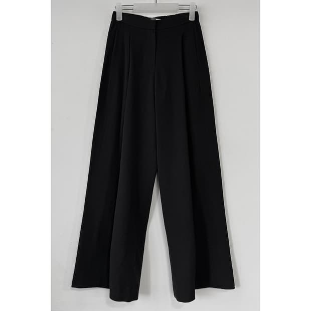 더캐시미어 2023 핀턱 백 밴딩 팬츠