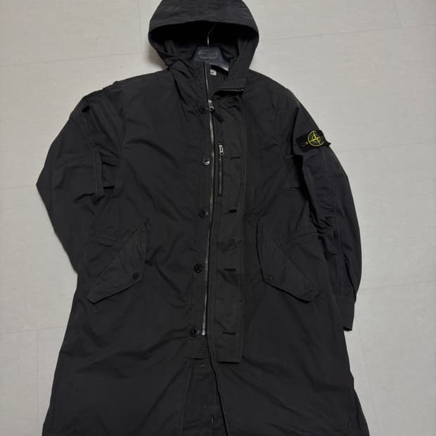 [백화점판, L] 스톤아일랜드 다비드TC 라이트 후드 야상 자켓