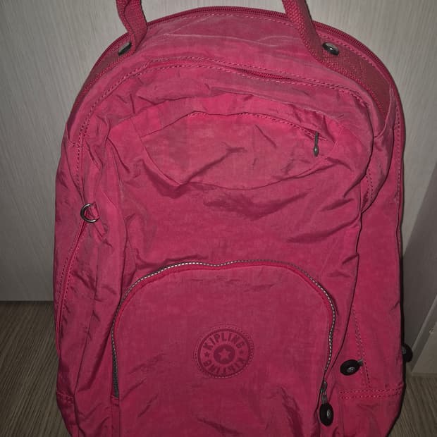 키플링 핫핑크 백팩