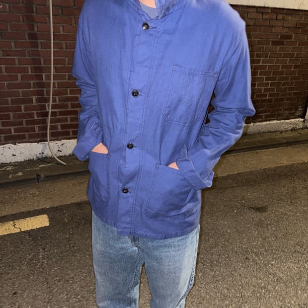70s French Work Jacket M