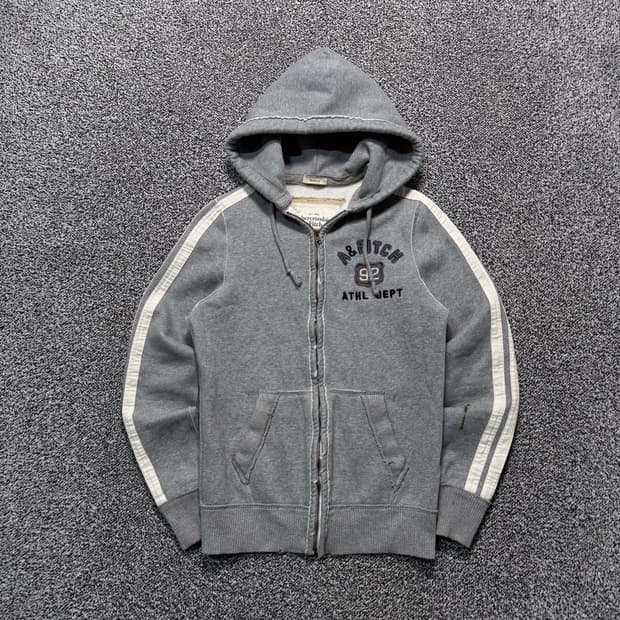 Name : 아베크롬비 사이드라인 그레이컬러 후드집업 :) 