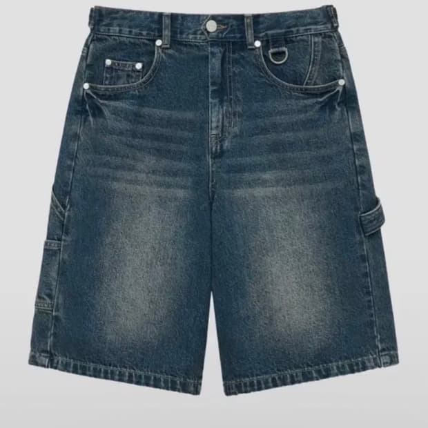 더바이닐하우스 카펜더 데님 버뮤다팬츠