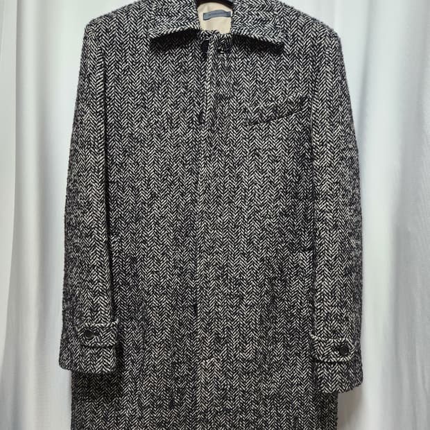 더티셔츠뮤지엄 코트 팝니다(헤링본)