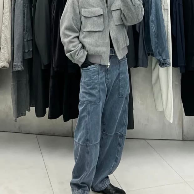 인사일런스 울 블루종 M