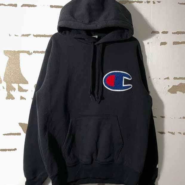 챔피온 부클 로고 후드